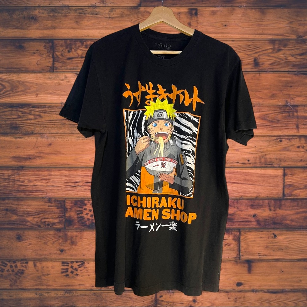 5 for $25🔥Naruto Shippuden Ichiraku Ramen Shop Adult T-Shirt Large (42/44)